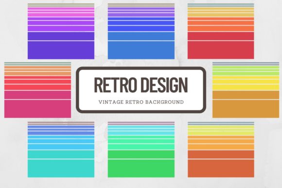 Download Vintage Retro Style Striped Background - Style Collection